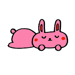 [LINEスタンプ] うちのうささん