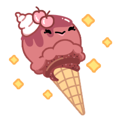 [LINEスタンプ] Daily Lives of Ice Cream
