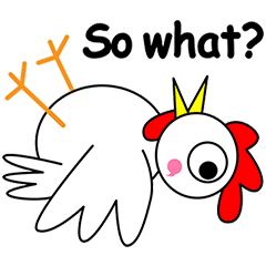 [LINEスタンプ] 雄鳥ケッコーさんの毎日