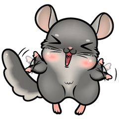 [LINEスタンプ] Siam Chinchilla