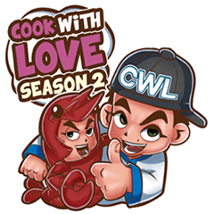 [LINEスタンプ] Cook With Love #English_Versions2.2