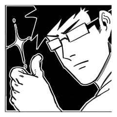 [LINEスタンプ] Attutude Snakeskin
