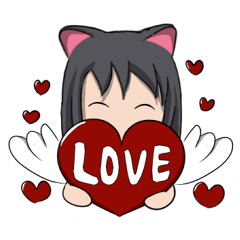 [LINEスタンプ] I guess the cat