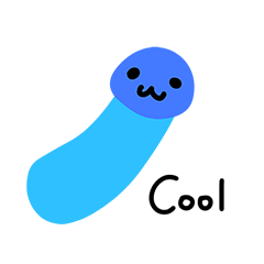 [LINEスタンプ] Cute and funny Blue Mushroomsの画像（メイン）