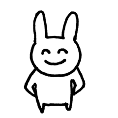 [LINEスタンプ] シュールなゆるうさぎ 関西弁