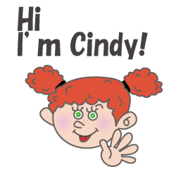 [LINEスタンプ] I'm Cindy