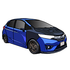 [LINEスタンプ] Race Car No.1