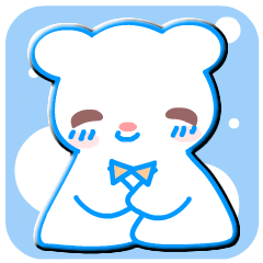 [LINEスタンプ] Bear down and UP