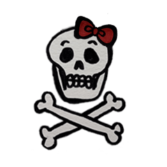 [LINEスタンプ] Jercy mini-skeleton
