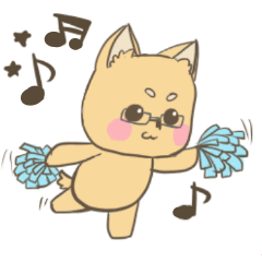 [LINEスタンプ] めがね犬のゆるゆるスタンプ