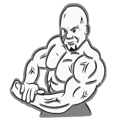 [LINEスタンプ] WORKOUT MAN