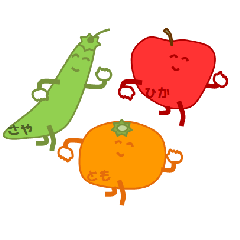 [LINEスタンプ] 仲良し3人娘