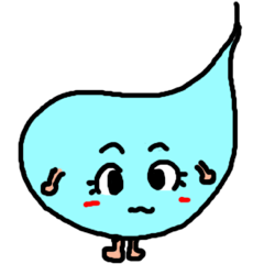 [LINEスタンプ] 青色のモンスター