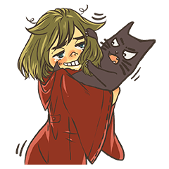 [LINEスタンプ] Redcoat with cats