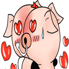 [LINEスタンプ] くしゃみ豚 - 実用的な日常生活の対話2