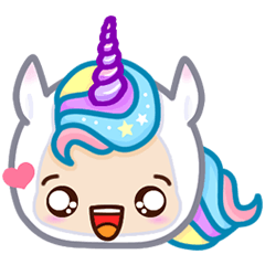 [LINEスタンプ] Unicorn Emoji