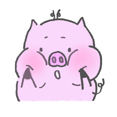 [LINEスタンプ] SPACE PIG