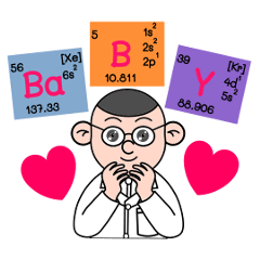 [LINEスタンプ] Lovely Guy The Chemical Elements