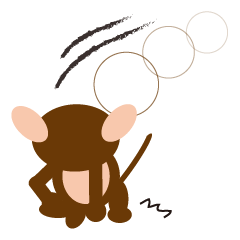 [LINEスタンプ] Bow Tie Monkey