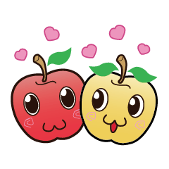 [LINEスタンプ] Apple's little day