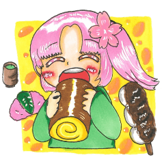[LINEスタンプ] 春ちゃんのスタンプ