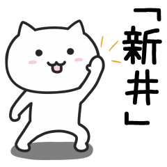 [LINEスタンプ] 新井さんが使うネコのスタンプ