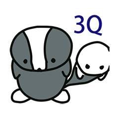 [LINEスタンプ] Rounds of skunk