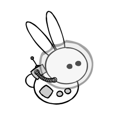 [LINEスタンプ] SPACE BUNNY