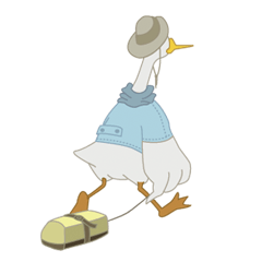 [LINEスタンプ] Goose in Paris Mr.Or