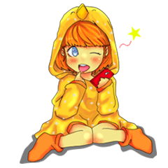 [LINEスタンプ] Twin Chick Chick