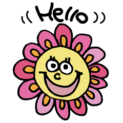[LINEスタンプ] ハナハナ カラフル