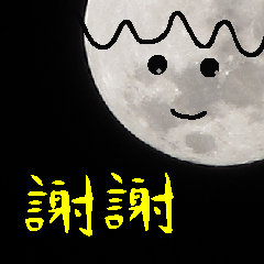 [LINEスタンプ] Super Moon - Moo Moo II