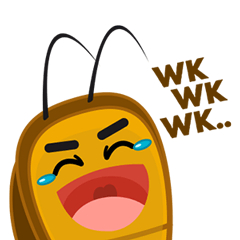 [LINEスタンプ] Rochie The Cockroach