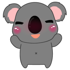[LINEスタンプ] Little Koala sticker(eng)