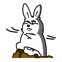 [LINEスタンプ] jod the rabbit