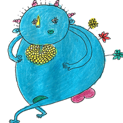 [LINEスタンプ] 食いしん坊グラトンと奇妙な仲間たち