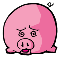 [LINEスタンプ] 豚のすたんぷの画像（メイン）