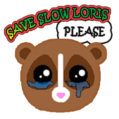 [LINEスタンプ] SAVE SLOW LORIS