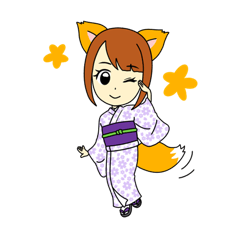[LINEスタンプ] 女狐ママ
