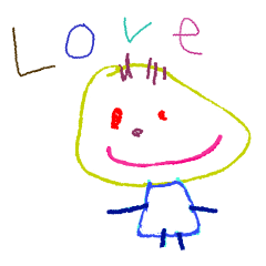 [LINEスタンプ] はじめてのらくがき(英語)