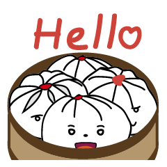[LINEスタンプ] Dim Sum (Pao man)