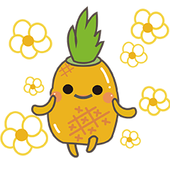 [LINEスタンプ] Little Pineapple