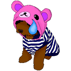 [LINEスタンプ] Brownie - Princess Dog V2