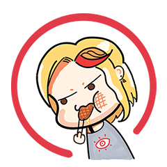 [LINEスタンプ] トマホークガール