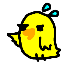 [LINEスタンプ] chick yellow