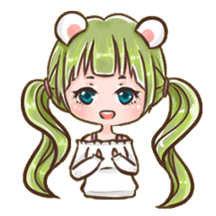 [LINEスタンプ] Pokky is white bear