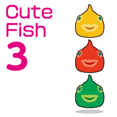 [LINEスタンプ] Cute Fish 3の画像（メイン）