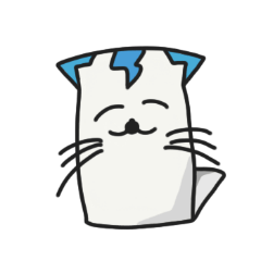 [LINEスタンプ] cat paperの画像（メイン）