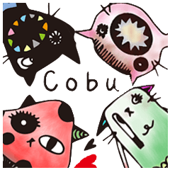 [LINEスタンプ] miao monster-2