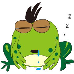 [LINEスタンプ] Need for single cell frogs